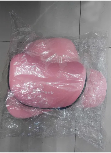 2 Pcs Set Car Headrest Neck Pillow &amp; Backrest Lumbar Support, Protective Memory Foam All-Season Automotive Accessory GF-CMJYM-TZYK - Blue