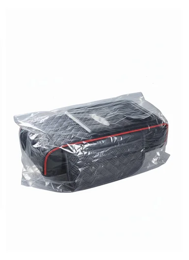 3-in-1 Nappa Leather Diamond Pattern Multifunctional Memory Foam Car Armrest Box Mat - Black &amp; Red