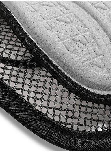 2 Pcs Car Driver Seat Comfortable Pressure Relief Cushion, Fluffy Gel Square Seat + 1 Lumbar Support - Gray