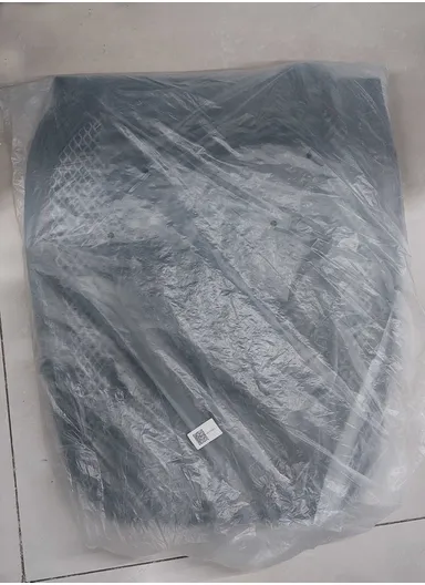 2Pcs Luxury Wood Bead &amp; PU Leather Double Seat Cushions, Breathable 5-Layer All-Season Automobile Front Seat Protectors - All Black