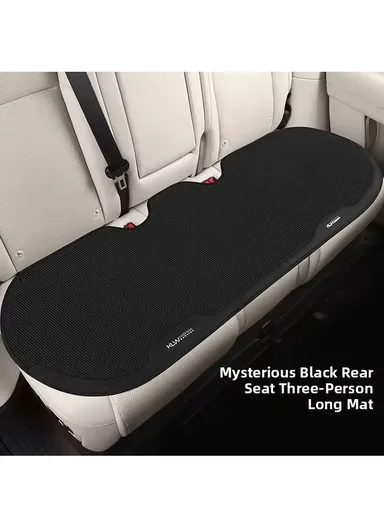 5Pcs Breathable Car Seat Mesh Cushions, 2 Front Seats + 2 Lumbar Supports + 1 Rear Long Seat - Gray