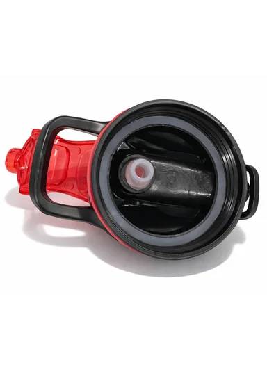  1000ml Leak-Proof Gradient Sports Water Bottle with Strap - Red &amp; Green