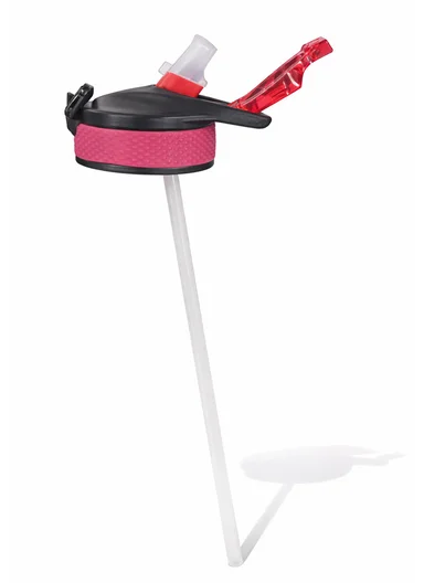  1000ml Leak-Proof Gradient Sports Water Bottle with Strap - Purple &amp; Blue