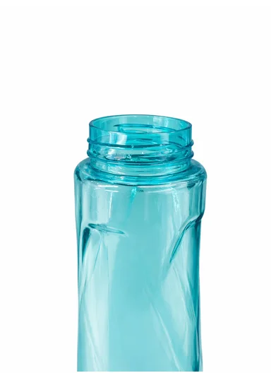 800ml Portable Hydration Water Bottle with Durable Silicone Strap - Blue