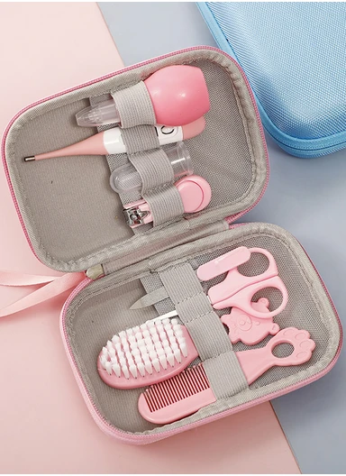 Mini Baby Grooming &amp; Care Kit with Storage Case - Pink