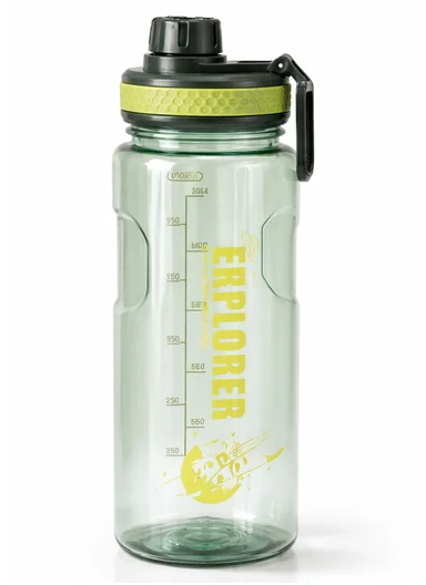 1500ml Durable Large Capacity Sports Water Bottle for Fitness &amp; Outdoor Use - Olive Green