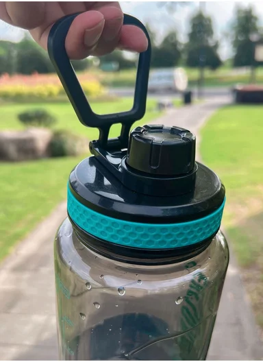 1500ml Durable Large Capacity Sports Water Bottle for Fitness &amp; Outdoor Use - Olive Green