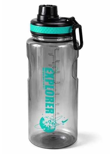 1500ml Durable Large Capacity Sports Water Bottle for Fitness &amp; Outdoor Use - Turquoise