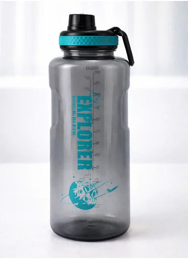 2000ml Durable Large Capacity Sports Water Bottle for Fitness &amp; Outdoor Use - Blue