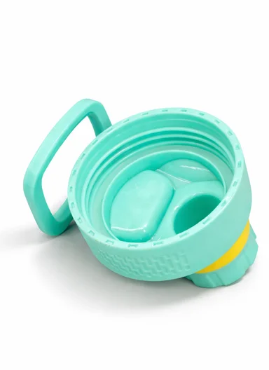 850ml Sports Plastic Water Bottle with Carry Handle - Aqua Blue