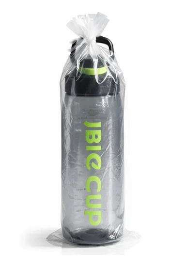 850ml Sports Plastic Water Bottle with Carry Handle - Black