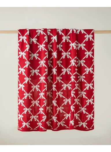 Red Year Sofa Throw 130x170 cm Red