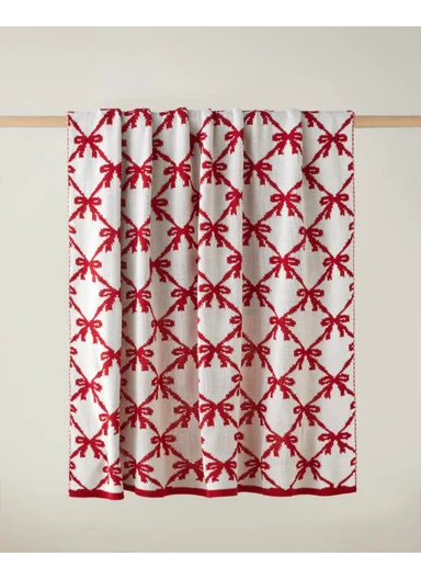 Red Year Sofa Throw 130x170 cm Red