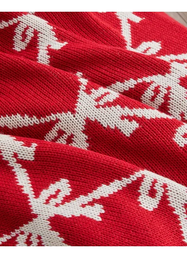 Red Year Sofa Throw 130x170 cm Red