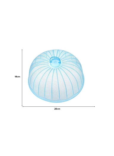 Plastic Food Cover Round With Handle (D26 x H14)cm - Coral Pink