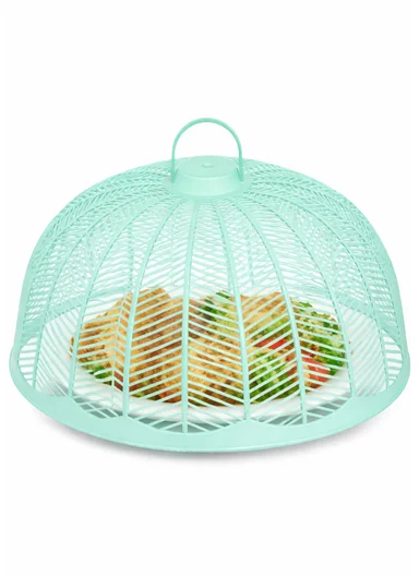 Plastic Food Cover Round With Handle (D26 x H14)cm - Green