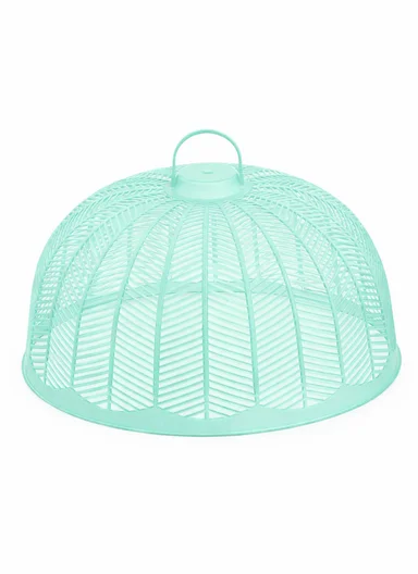 Plastic Food Cover Round With Handle (D26 x H14)cm - Green