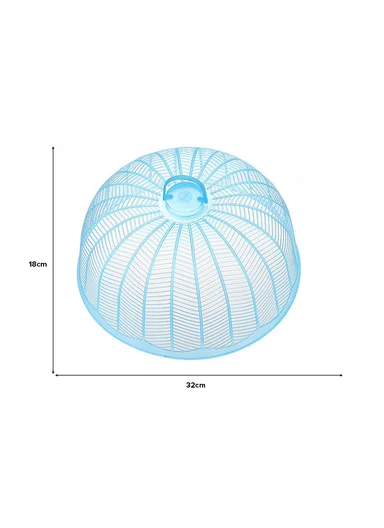 Plastic Food Cover Round With Handle (D33 x H17)cm - Purple