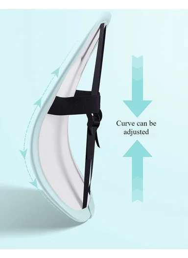 Ergonomic PU Leather &amp; Ice Silk Lumbar Support Pillow with Ventilated Honeycomb Design (L44 x W44)cm - Dark Grey