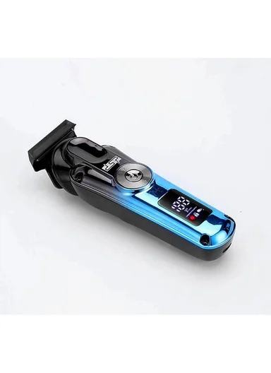 8-IN-1 Men's Grooming Kit with IPX6 Waterproofing &amp; LED Display 91721 - Blue