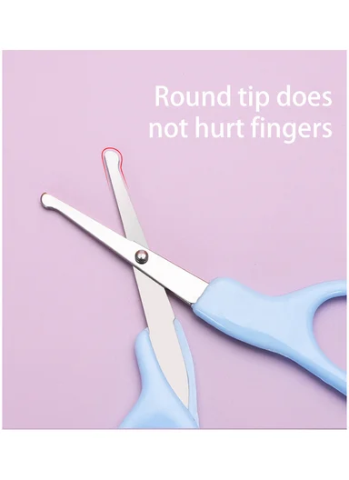 13 Pieces Baby Nail Care &amp; Grooming Set With Storage Case 950-BDL5012B - Blue