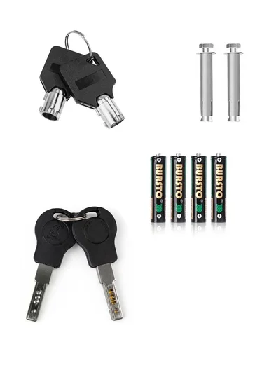 6Kg (W31 x D20 x H20)cm Solid Steel Electronic Digital Security Safe Box for Home &amp; Business With 2 Locks-Beige