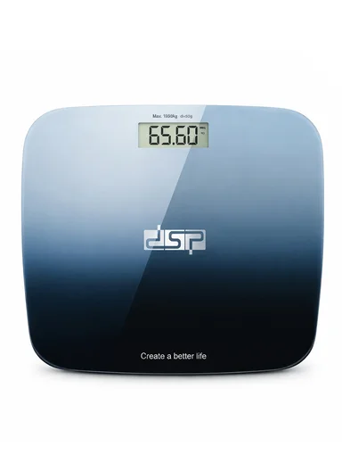 180kg Ultra-Slim Electronic Personal Scale with Large LCD Display KD7045 (W34 x D30 x H2.2)cm -Blue