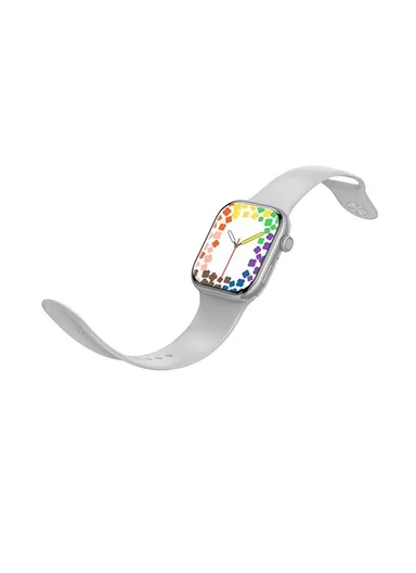 Bluetooth 5.3 Smartwatch Plus with Call Support, Sleep Monitoring, and IP65 Waterproof BD14 - Silver