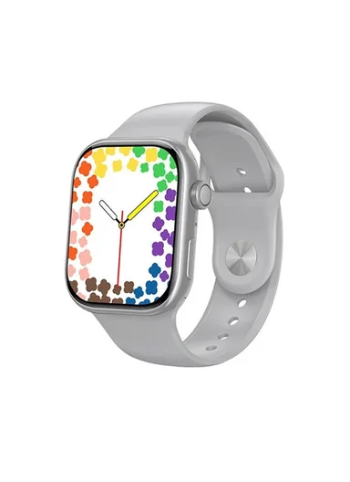 Bluetooth 5.3 Smartwatch Plus with Call Support, Sleep Monitoring, and IP65 Waterproof BD14 - Silver