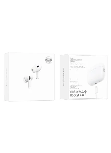 TWS Wireless Bluetooth 5.4 Earbuds with ANC and USB-C Charging Case BW93