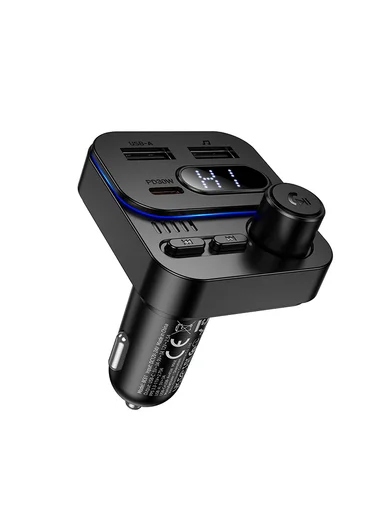 Bluetooth 5.4 In-Car FM Transmitter &amp; 45W PD Fast Charger BC61