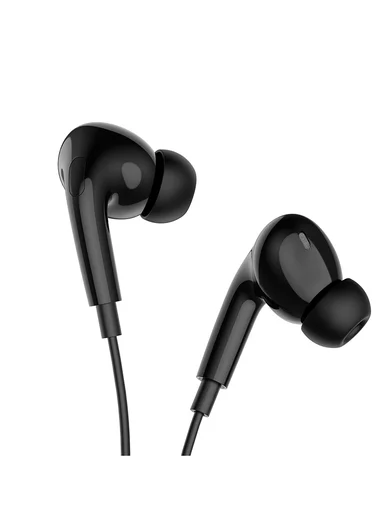 Wired Earphones with Microphone and 3.5 mm Jack BM100 Pro - Black