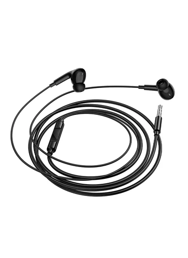 Wired Earphones with Microphone and 3.5 mm Jack BM100 Pro - Black