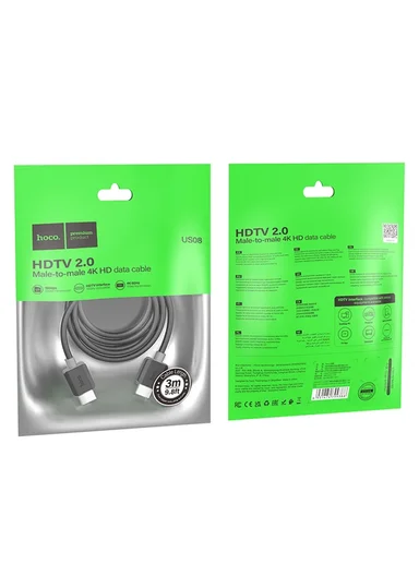 3M High-Speed HDMI Cable, 4K 60Hz, HDTV 2.0 - US08