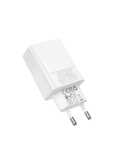 USB-A 18W Portable Charger with EU Plug BAS72A