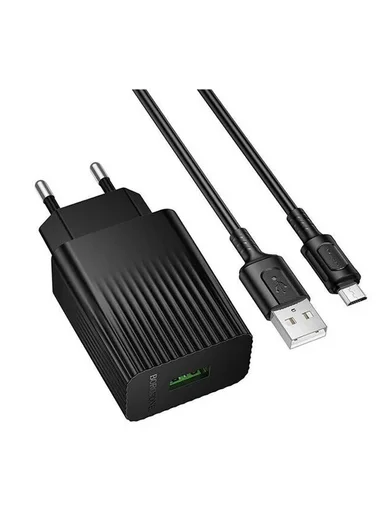 Micro-USB 18W Portable Charger with EU Plug BAS72A