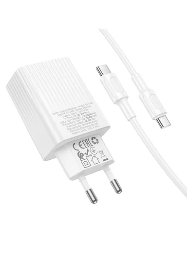 USB-C to USB-C 20W Portable Charger Set with EU Plug BAS74A