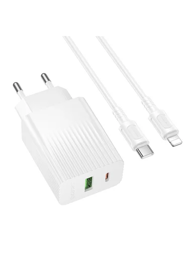 USB-C to IP 20W Portable Charger Set with EU Plug BAS74A