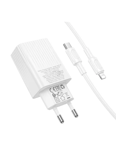 USB-C to IP 20W Portable Charger Set with EU Plug BAS74A