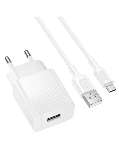 Micro-USB 10.5W Wall Charger with EU Plug BAS71A