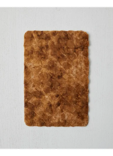 Terra Plush Carpet 60x90 cm Coffee