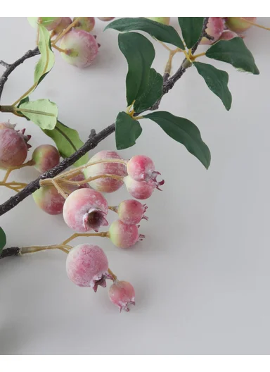 Crabapple Branch Single Stem Artificial Flower 75 cm Pink