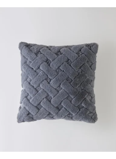 Peggy Cushion Cover 45x45 cm Grey