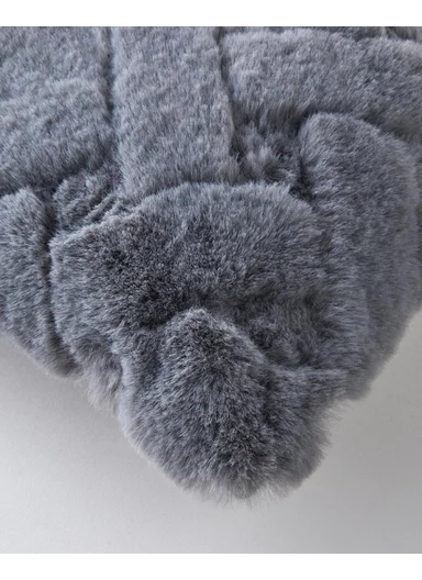 Peggy Cushion Cover 45x45 cm Grey