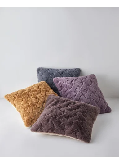 Peggy Cushion Cover 45x45 cm Grey