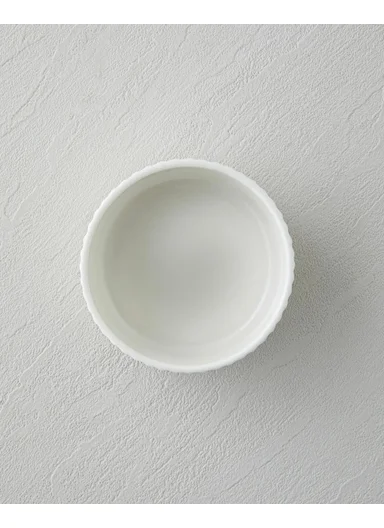 Lunara Porcelain Snack Bowl, 10 cm, White