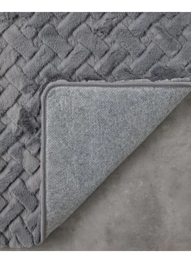 Peggy Plush Carpet 120x180 cm Grey
