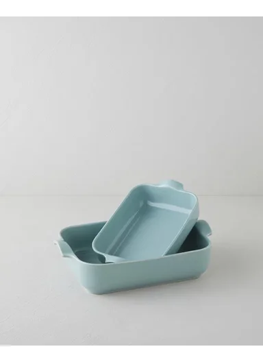Hecha Ceramic Rectangular Oven Dish 32 cm Rosemary Green