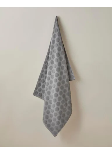 Dottie Cotton Bath Towel 80x150 cm Anthracite