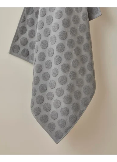 Dottie Cotton Bath Towel 80x150 cm Anthracite